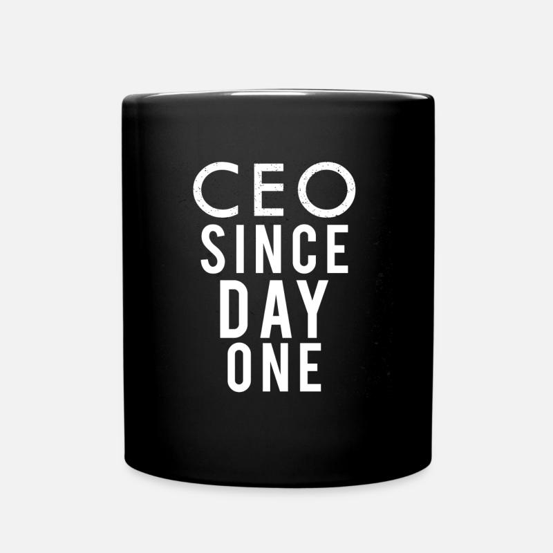 CEO - Tasse einfarbig - Schwarz