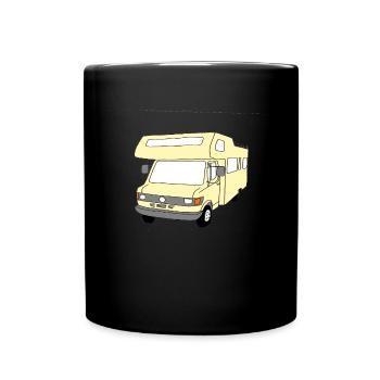Caravanes - Mug uni - noir - Devant
