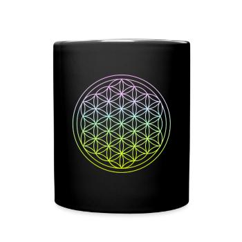 yoga - Mug uni - noir - Devant