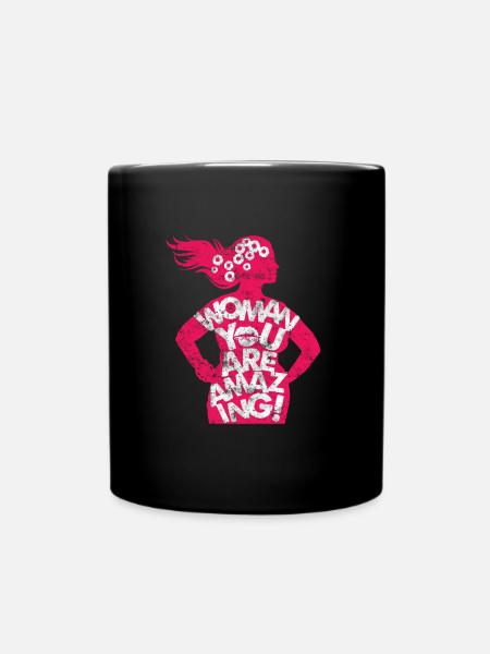 Dicton féministe - Mug uni - noir