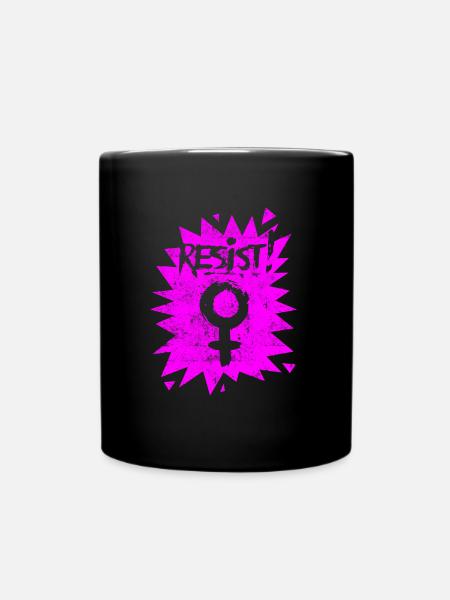 Activiste du symbole féminin - Mug uni - noir