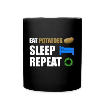 potato - Full Colour Mug - black - Front