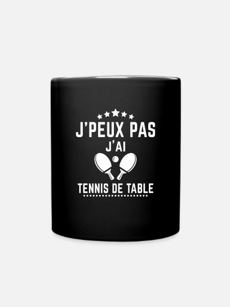 J'ai tennis de table - Mug uni - noir