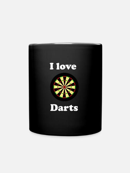 Dartboard - Full Colour Mug - black