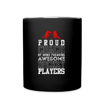 Hockey Coach Ice Hockey coach - Full Colour Mug - black - Front