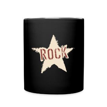 Star of rock - Full Colour Mug - black - Front