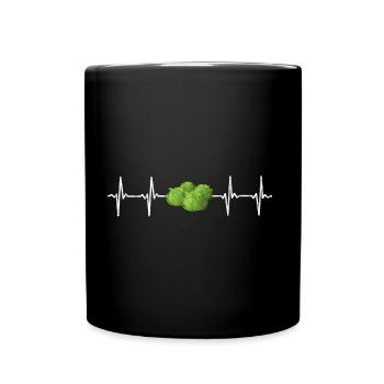 Fréquence de salade - Mug uni - noir - Devant