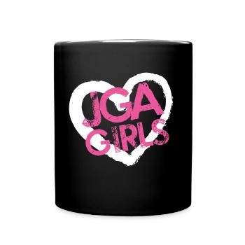 jga girls heart - Full Colour Mug - black - Front