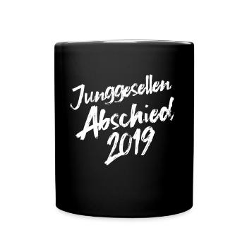 bachelor party in 2019 - Full Colour Mug - black - Front