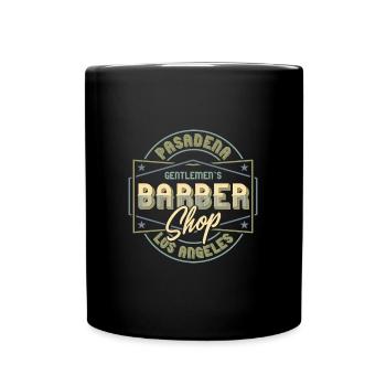 Barber Shop - Tasse einfarbig - Schwarz - Vorne