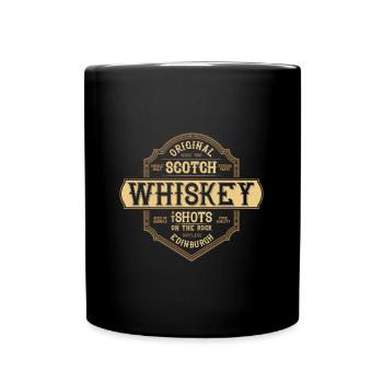 whiskey - Full Colour Mug - black - Front