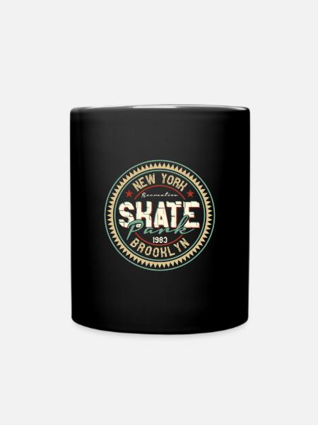 Skate - Full Colour Mug - black