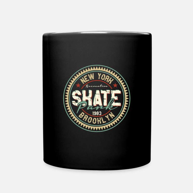 Skate - Tasse einfarbig - Schwarz