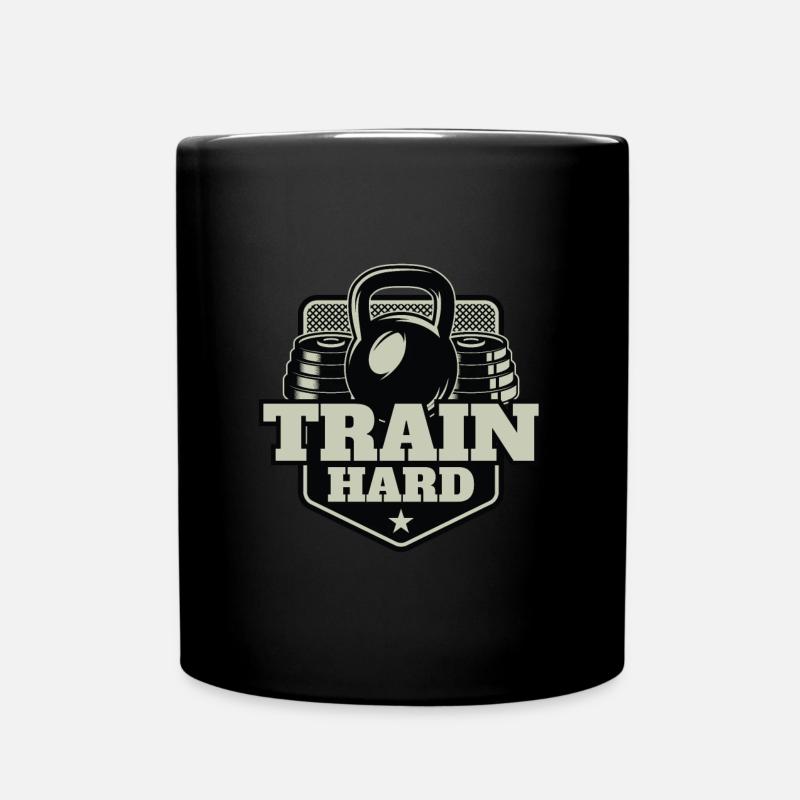 Cadeau de dictons de remise en forme musculaire cool - Mug uni - noir