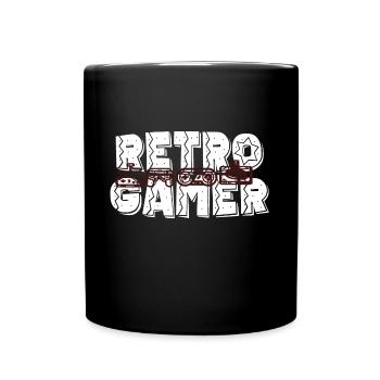 RETRO GAMER Games Jeux Cadeau - Mug uni - noir - Devant