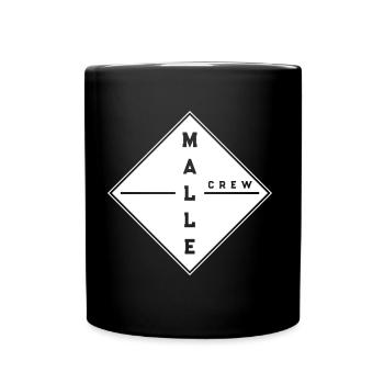 malle crew - Tasse einfarbig - Schwarz - Vorne