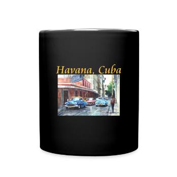 La Havane Cuba Floridita Art - Mug uni - noir - Devant