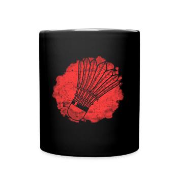 Badminton badminton - Mug uni - noir - Devant