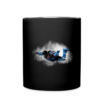 Skydiver - Tasse einfarbig - Schwarz - Vorne