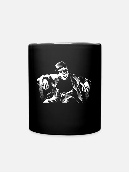 gangster - Tasse einfarbig - Schwarz