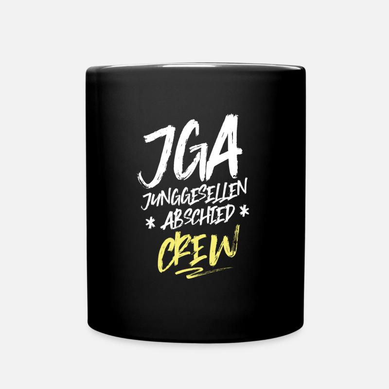 jga junggesellenabschied crew - Tasse einfarbig - Schwarz