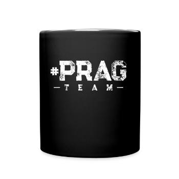 prag team - Tasse einfarbig - Schwarz - Vorne