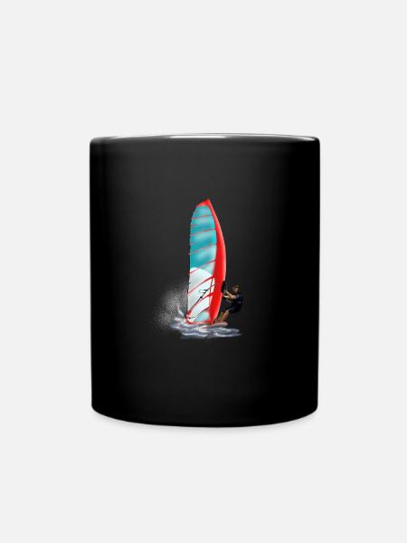 windsurfing - Mug uni - noir