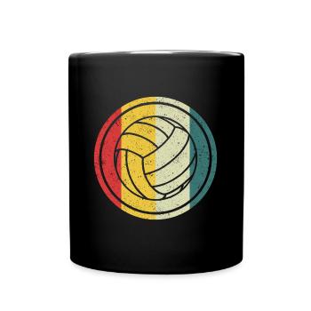 Volley-ball joueur de volley-ball beach-volley sport - Mug uni - noir - Devant