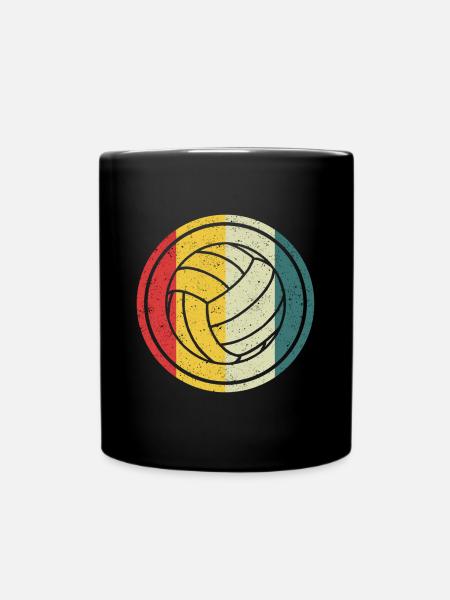 Volley-ball joueur de volley-ball beach-volley sport - Mug uni - noir