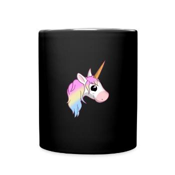 Licorne licornes licorne mignon - Mug uni - noir - Devant