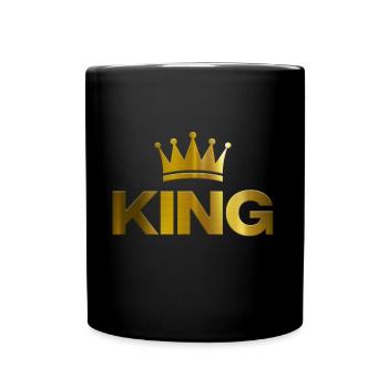King - Full Colour Mug - black - Front