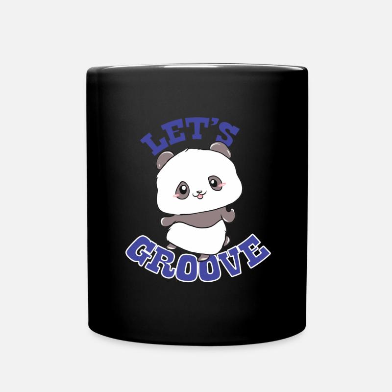 Panda - Let Groove - Mug uni - noir