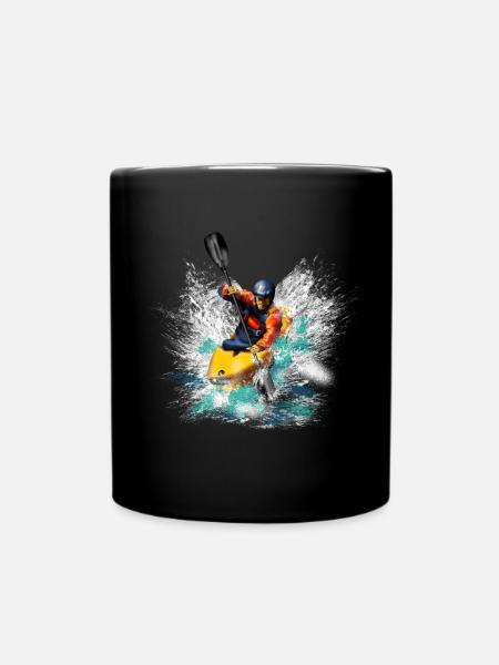 kayak - Mug uni - noir