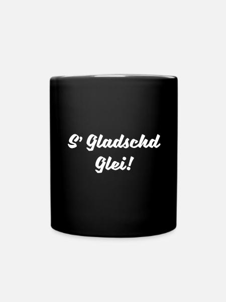 Es Klatscht Gleich auf Sächsisch Ossi DDR Geschenk - Tasse einfarbig - Schwarz