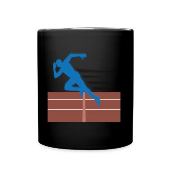 Running Man - Mug uni - noir - Devant