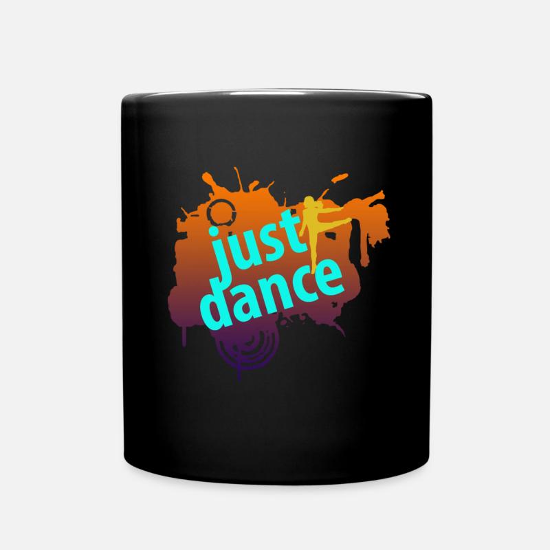 JUST DANCE Dancing Dancing Gift Idea - Full Colour Mug - black