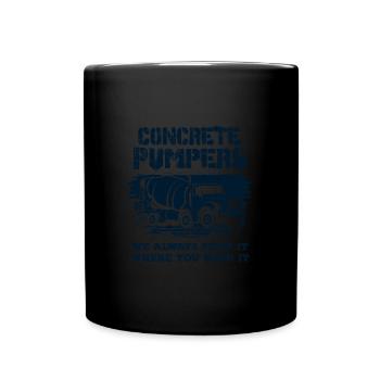 Concrete Pumpers We Always Pump It II Gift - Full Colour Mug - black - Front