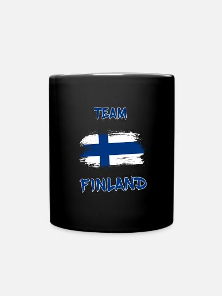 Équipe Finlande / Cadeau Helsinki Turku Suomi - Mug uni - noir