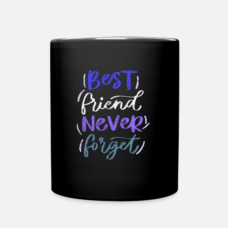 Beste Freunde - Tasse einfarbig - Schwarz