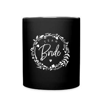 Mariée d'équipe | Fête de poule | JGA - Mug uni - noir - Devant