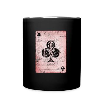 Poker As Cross card - Full Colour Mug - black - Front