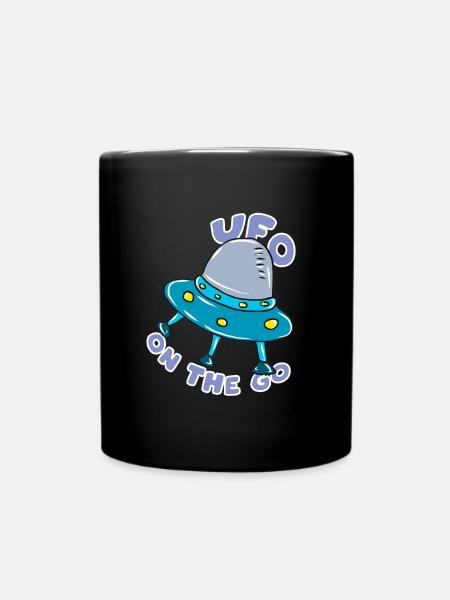 UFO - Full Colour Mug - black