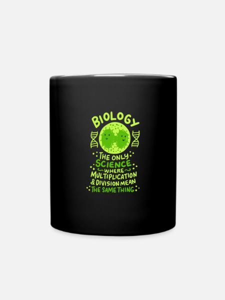 Biology The Only Science Where I Gift - Full Colour Mug - black