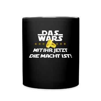 Les guerres disent célibataire fête de mariage - Mug uni - noir - Devant