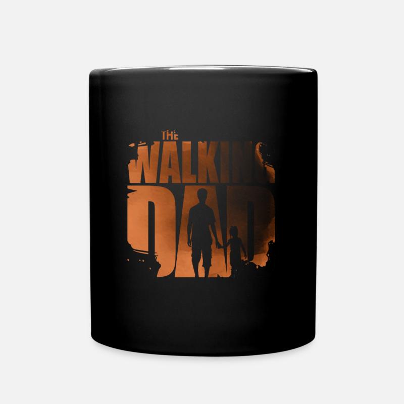 Walking Dad - Funny saying, gift for fathers - Full Colour Mug - black