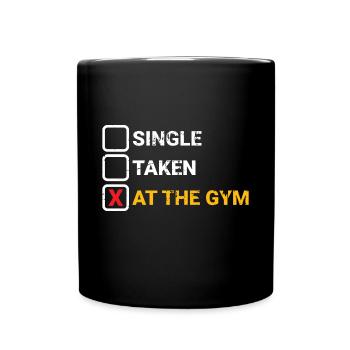 Salle de sport prise individuellement - Mug uni - noir - Devant