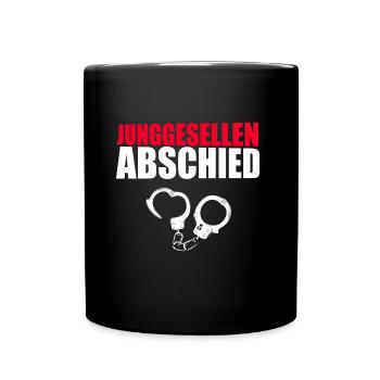 Junggesellenabschied - Tasse einfarbig - Schwarz - Vorne