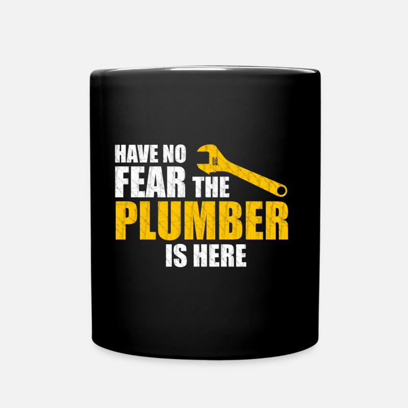 Klempner - Tasse einfarbig - Schwarz