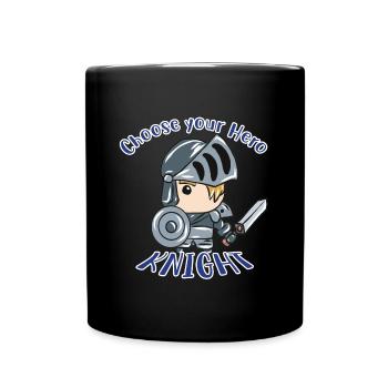 Ritter - Tasse einfarbig - Schwarz - Vorne