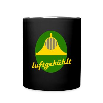 Deutz luftkekühlt - Tasse einfarbig - Schwarz - Vorne